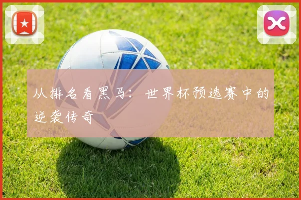 从排名看黑马:世界杯预选赛中的逆袭传奇